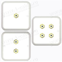 WP2W-R - Вбудована панель для підключення відеокабелю, сабвуферів і акустичних систем (гнізда RCA)