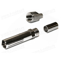 MUSA-2767CC - Роз'єм MUSA (гніздо) під установку на патч-кабель (тип 0.8/3.7AF), екран-обжим