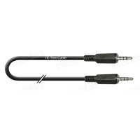 1T-BIT46-MM-10 Кабель для передачи данных, mini Jack 3.5 мм, 4-пин, штекер - штекер, диаметр- 4.2 мм