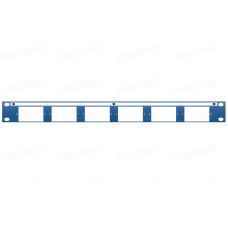 MTP-1U-6MS - Модульная оконечная панель 1U, 19" под 6 сменных блоков серии MTP, 1U