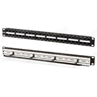 PPHD-1U-48-C5e-110D - Патч-панель для встановлення в рек 19", високої щільності встановлення роз'ємів