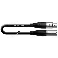 1T-DMX2CX5-040 Кабель цифровой DMX2, XLR5 гнездо > XLR5 штекер, диаметр- 6.5 мм, цвет- черный, длина- 40 м