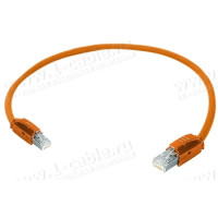 1T-ETHC6F-001 Кабель комутаційний патч, Ethernet, 6 категорія S/FTP, RJ45 штекер > RJ45 штекер, 250 МГц