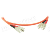 1T-FO1-2x50/125-SC>SC-002 Кабель комутаційний, оптичний, SC штекер > SC штекер, багатомодове волокно, дуплекс