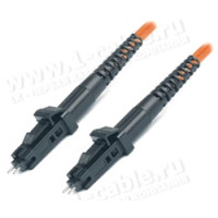 1T-FO1-2x62.5/125-MTRJ>MTRJ-01 Кабель комутаційний, оптичний, 2xMTRJ штекер > 2xMTRJ штекер, багатомодове волокно, дуплекс