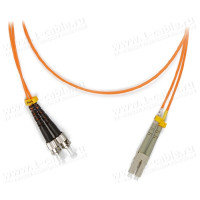 1T-FO2-2x50/125-ST>LC-010 Кабель коммутационный, оптический, ST штекер > LC штекер, многомодовое волокно, дуплекс