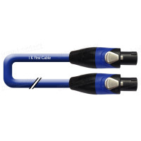 1T-A43-15BL - Кабель акустичний 2x4, Speakon 2 > Speakon 2, діаметр - 11 мм, колір - синій