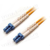 1T-FO2-2x62.5/125-LC>LC-010 Кабель комутаційний, оптичний, LC штекер > LC штекер, багатомодове волокно, дуплекс