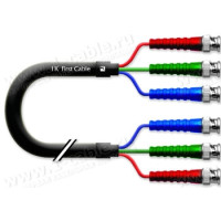 1T-IV8-01 Кабель відео компонентний, RGB, Install, 3х BNC штекер > 3х BNC штекер, діаметр - 12 мм
