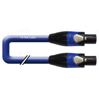 1T-A46-00.5BL - Кабель акустичний 4x4, Speakon4 > Speakon4, синій, діаметр - 12 мм