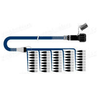 1T-PS32/8TX-02 40-кан.(32-IN/8-OUT) туровий аудіомультикорний кабель, Tourline 150-пін гніздо