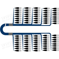 1T-PS32/8XX-05 40-кан.(32-IN/8-OUT) туровий аудіомультикорний кабель, коса (32x XLR3 гніздо, 8x XLR3 штекер)