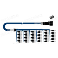 1T-PS40/8TX-02 48-кан.(40-IN/8-OUT) туровый балансный аудиомультикорный кабель, Tourline 150-пин гнездо