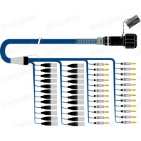 1T-PS48/0TXJ-02.5FM 48-кан.(48-IN) туровий аудіомультикорний кабель, Tourline 150-пін гніздо