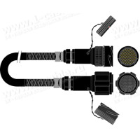 1T-PW24TT-005 24-кан. студийный балансный аудиомультикорный кабель, Tourline 85-пин штекер