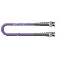 1T-AD40-002 Кабель аудіо цифровий S / PDIF, 75 Ом, BNC штекер> BNC штекер, діаметр-6 мм