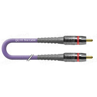 1T-AD42-00.5 Кабель аудио цифровой S/PDIF, 75 Ом, RCA штекер > RCA штекер, диаметр- 6 мм, цвет- зеленый