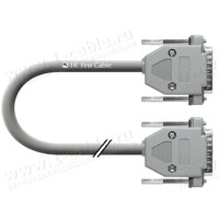 1T-RS232-15MF-02 Кабель керування RS-232, серія Standart, D-Sub 15пін, штекер-гніздо, еластичний