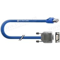 1T-RS43-01 Кабель контрольно-вимірювальний, D-Sub 9-пін штекер > 1x RJ45 штекер, діаметр - 5.7 мм