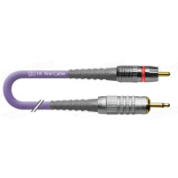 1T-AD43-01 Кабель аудіо цифровий S/PDIF, 75 Ом, RCA штекер > Jack 3.5 mono штекер, діаметр - 6 мм