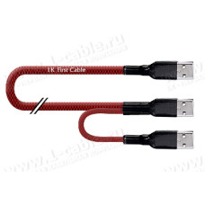 1T-USB06-A-2A-01 Кабель USB 2.0 для передачи данных в защитной оплетке, штекер (тип A) > штекер (тип A)