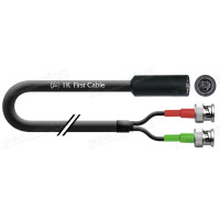 1T-V18-00.5 Кабель відео Y/C (S-Video), S-Video 4pin (miniDIN4) гніздо > 2х BNC штекер, діаметр-7 мм