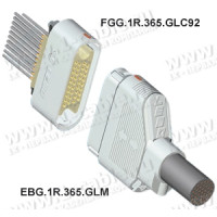 FGG.1R.365.GLC92 - Разъём низковольтный многоконтактный, шестирядный, панельный, гнездо