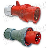 00146 - Кабельная вилка СЕЕ-типа, "Twist" IP44, IP67 с кабельным вводом, 4 полюса