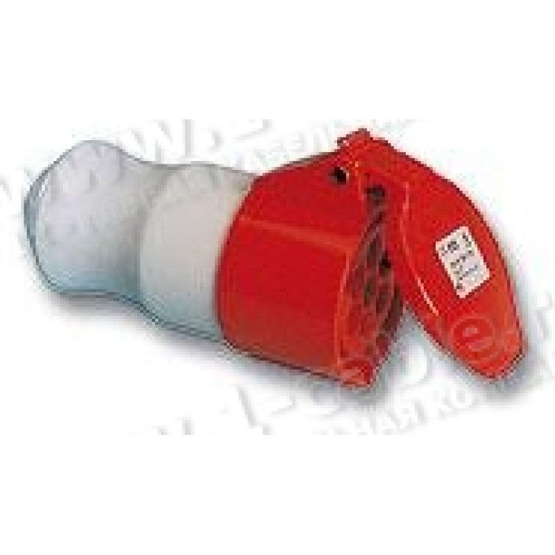 02176 - Кабельная розетка СЕЕ-типа, 7 полюсов, ном. напр. 400В, ном.ток 16А, IP44