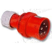 070146 - Кабельна вилка СЕЕ-типу, з фазоінвертором, з кабельним введенням, 4 полюси