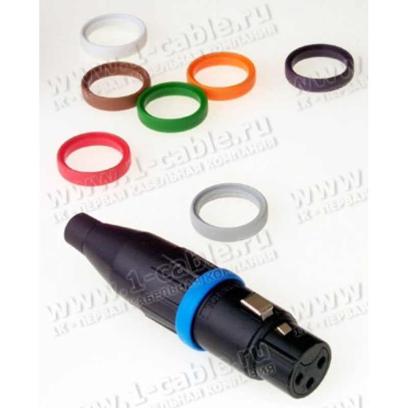 AC-RING-WHT - Маркировочное кольцо для разъемов серии АС, белый пластик