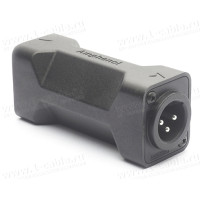 AC3F3FDW - Адаптер панельний, прохідний, кріплення D-типу, XLR 3 гніздо - XLR 3 гніздо