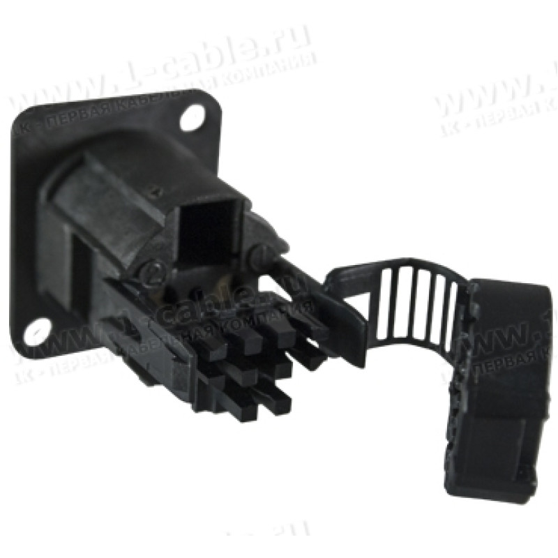 AC3MDPIL BULK - XLR 3 штекер на панель, тип-D, для швидкого збирання, в розібраному вигляді