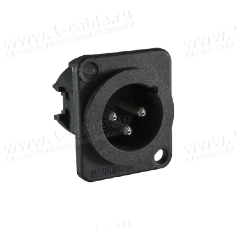 AC3MDPIL BULK - XLR 3 штекер на панель, тип-D, для швидкого збирання, в розібраному вигляді