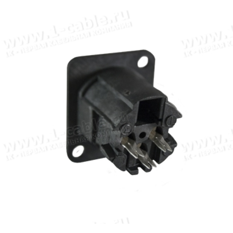 AC3MDPIL BULK - XLR 3 штекер на панель, тип-D, для швидкого збирання, в розібраному вигляді