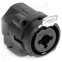 ACJC10V BULK - Разъем Combo (XLR3 + Jack 6.3 стерео) панельный, с нормализацией и выключателем заземления