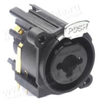 ACJC6AH BULK - Роз'єм Combo (XLR3 + Jack 6.3 стерео) панельний, без нормалізації, посадка-тип А