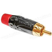 ACPL-CGR - Роз'єм RCA кабельний, штекер, пайка, на кабель діам. до 6.0 мм, зелений хвостовик