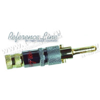 ACR-60-W - Роз'єм "банан" серії "Reference Line", штекер, замок-фіксатор, на кабель перетином до 8.0 мм2