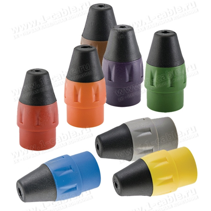 AX-BOOT - Колпачок для разъемов серии АX, на кабель диам. 3.0-8.0 мм, черный пластик