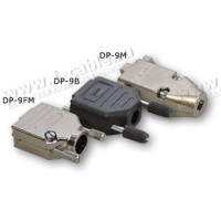 DP-09B - Корпус роз'єму D-SUB для 9-контактних (2-х рядних) або 15-контактних (3-х рядних)