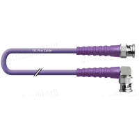 1T-VDF10-000.5 Кабель відео цифровий SDI/HDTV, 75 Ом, еластичний, BNC штекер > BNC штекер кутовий