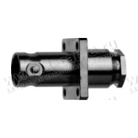 J01001A0014 - Роз'єм BNC панельний, гніздо, квадратний фланець 4 отвори, муфта, IP54, 50 Ом