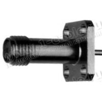 J01151A0169 - Роз'єм SMA панельний, гніздо подовжене, фланець 4 отв., 50 Ом, покриття-нікель