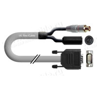1T-VGATV-MF-1.5 Кабель перехідний інтерфейсний VGA > TV, D-SUB 15-пін штекер > S-Video 4-пін гніздо + RCA гніздо