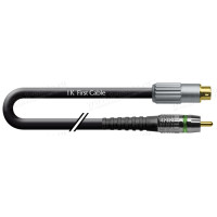 1T-VIC10-00.5 Відеокабель перехідний компактний: S-Video (miniDIN4 штекер) > Video CST (RCA штекер), 75 Ом