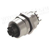 J80020A0120 - Роз'єм Ethernet STX панельний, гніздо, серія M12x1 X-coded, клас захисту IP67