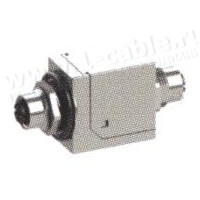 J80029A0100 - Адаптер прохідний Ethernet STX панельний, гніздо- гніздо, серія M12x1 X-coded