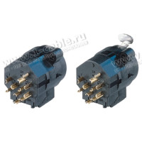 NCJ6FI-S - Роз'єм Combo (XLR3 + Jack 6.3 стерео) панельний, без нормалізації, під пайку кабелю