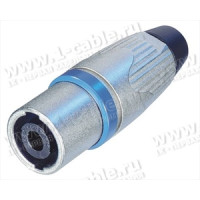 NLT4MX-BAG - Кабельний відповідний роз'єм speakON, серія STX, IP54, корпус- чорний хром, контактів-4